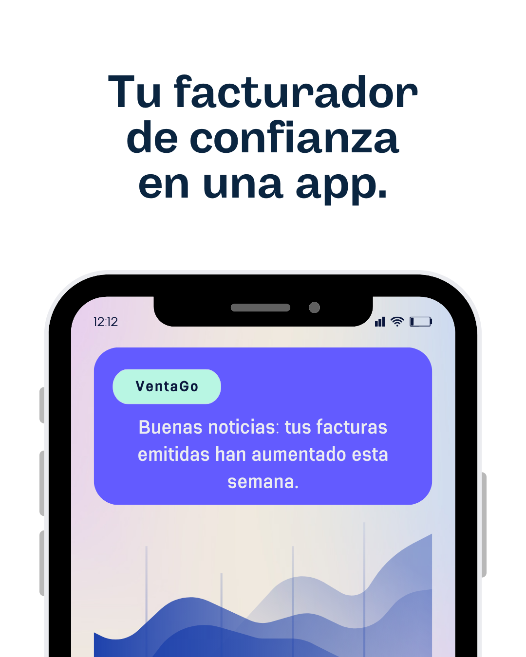Vista de la app móvil de VentaGo